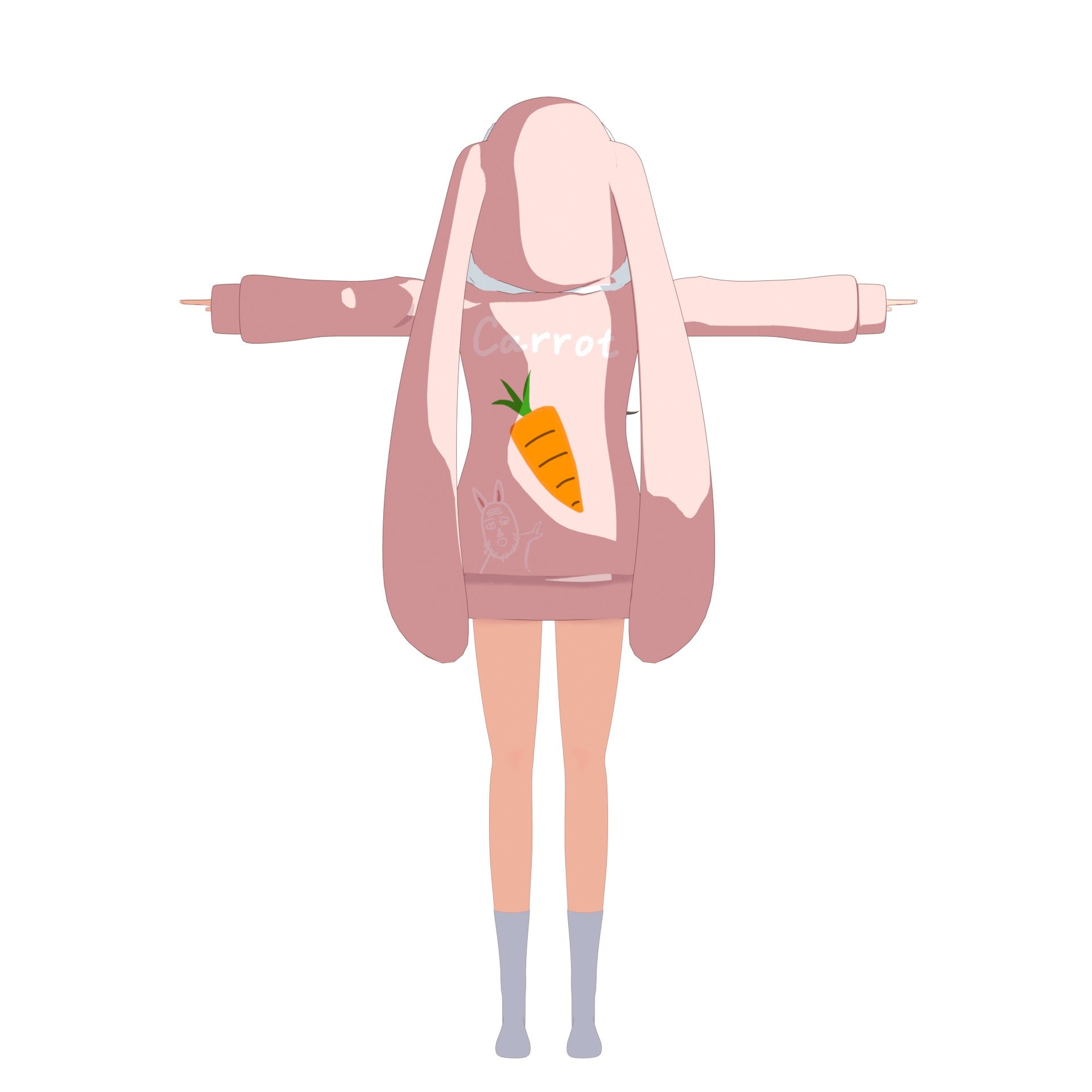 うさみみパーカーちゃん